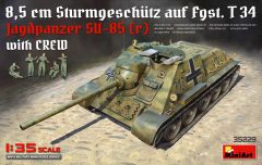 Miniart 1/35 Jagdpanzer SU-85 (r) w/Crew # 35229