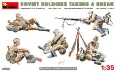 Miniart 1/35 Soviet Soldiers Taking a Break # 35233