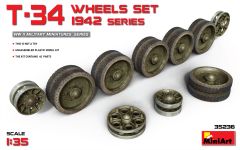 Miniart 1/35 T-34 Wheels Set 1942 Series # 35236