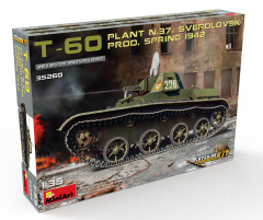 Miniart 1/35 T-60 (Plant 37 Sverdlovsk) Prod 1942 (Int Kit) # 35260