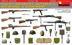Miniart 1/35 Soviet Infantry Weapons & Equipment (PE) # 35268