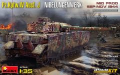Miniart 1/35 Pz.Kpfw.IV Ausf J Nibelungenwerk Mid Interior Kit # 35339
