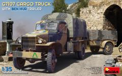 Miniart 1/35 G7107 1,5t 4x4  Cargo Truck with Trailer # 35372