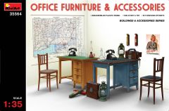 Miniart 1/35 Office Furniture and Accessories # 35564
