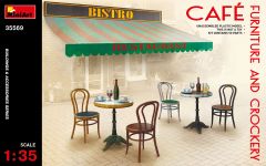 Miniart 1/35 Cafe Furniture & Crockery # 35569