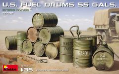 Miniart 1/35 US Fuel Drums (55 Gals) # 35592