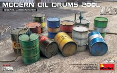 Miniart 1/35 Modern Oil Drums (200l) # 35615
