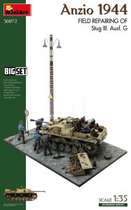 MiniArt 1/35 Anzio 1944. Field Repairing of Stug.III. Ausf.G BIG SET # 36072