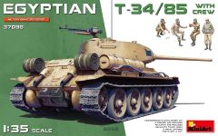 Miniart 1/35 Egyptian T-34/85 w/ Crew # 37098