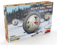 Miniart 1/35 Soviet Ball Tank w/t Winter Ski (Int Kit) # 40008