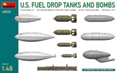 Miniart 1/48 US Fuel Drop Tanks and Bombs # 49015