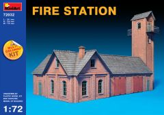 Miniart 1/72 - Fire Station (Multi Coloured Kit) # 72032 - Plastic Model Kit
