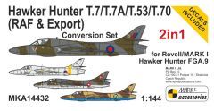 Mark I Models 1/144 Hawker Hunter T.7 Conversion Set # 14432