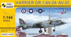 Mark I Models 1/144 BAe Harrier GR.1A/AV-8A/C 'First Generation' # 14486