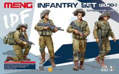 Meng Model 1/35 IDF Infantry Set (2000-) # 004 - Plastic Model Figures