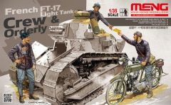 Meng Model 1/35 French FT-17 Tank Crew and Orderly # 005