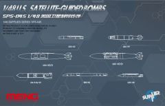 Meng Model 1/48 - US Satellite Guided Bomb Set # 045