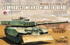 Meng Model 1/35 Canadian Leopard MBT C2 MEXAS w/ Dozer # 041