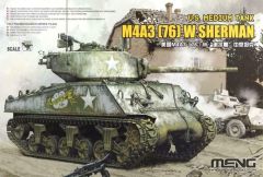 Meng Model 1/35 Sherman M4A3 (76) W # TS-043