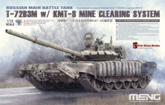 Meng Model 1/35 Russian MBT T-72B3M / KMT-8 Mine Clearing # TS-053