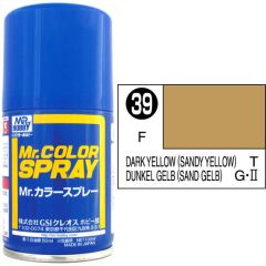 Mr Color Spray 100ml Dark Yellow Flat # 039