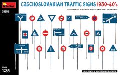Miniart 1/35 Czechoslovakian Traffic Signs 1930-40s # 35655