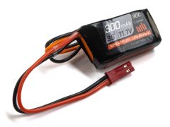 11.1V 300mAh 3S 30C LiPo Battery JST