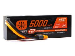 7.4V 5000mAh 2S 100C Smart G2 Hardcase LiPo Battery IC3