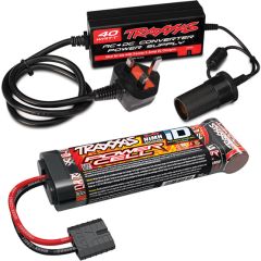 Traxxas Power Supply 40W AC To DC w/2923X 8.4V,3000mAh Flat NiMH