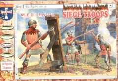 Orion Figures 1/72 Medieval Siege Crew and Gunners # 72019 - Plastic Model Figures