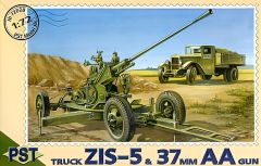 PST 1/72 37mm AA gun with ZIS-5 truck # 72028