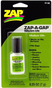 ZAP-A-Gap CA+ Brush-On 1/4oz Glue Medium # PT100