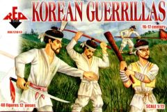Red Box 1/72 Korean Guerrillas # 72013 - Plastic Model Figures