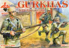 Red Box 1/72 Gurkhas (Boxer Rebellion) # 72034 - Plastic Model Figures