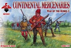 Red Box 1/72 War of the Roses 3. Continental Mercenaries. # 72042 - Plastic Model Figures