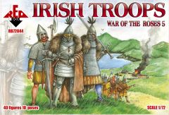 Red Box 1/72 War of the Roses Irish Troops # 72044 - Plastic Model Figures