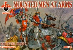 Red Box 1/72 War of the Roses 6. Mounted Men at Arms # 72045 - Plastic Model Figures