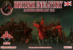 Red Box 1/72 Jacobite Rebellion British Infantry # 72049