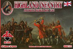 Red Box 1/72 Jacobite Rebellion Highland Infantry # 72050 - Plastic Model Figures