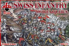 Red Box 1/72 Swiss Infantry (Sword/Arquebus), 16th century # 72060 - Model Figures
