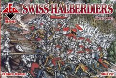 Red Box 1/72 Swiss Halberdiers 16th century # 72062 - Plastic Model Figures