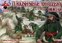 Red Box 1/72 Turkish Siege Artillery. Mortar, 16th century # 72070 - Plastic Model Figures