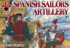 Red Box 1/72 Spanish Sailors Artillery 16-17 century # 72104