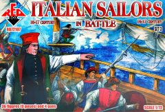 Red Box 1/72 Italian Sailors in Battle 16-17 Century # 72107