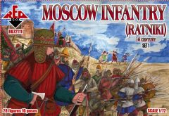 Red Box 1/72 Moscow Infantry (Ratniki). 16 cent. Set 1 # 72111