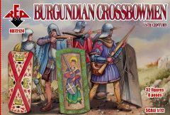 Red Box 1/72 Burgundian Crossbowmen 15th Century # 72124