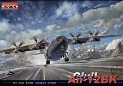 Roden 1/72 Antonov An-12BK Civil # 048 - Plastic Model Kit