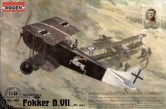 Roden 1/48 Fokker D.VII Alb (early) # 421 - Plastic Model Kit