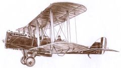 Roden 1/48 de Havilland DH4 # 422 - Plastic Model Kit