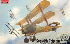 Roden 1/32 Sopwith Triplane. NOT RAF S.E.5a # 609 - Plastic Model Kit